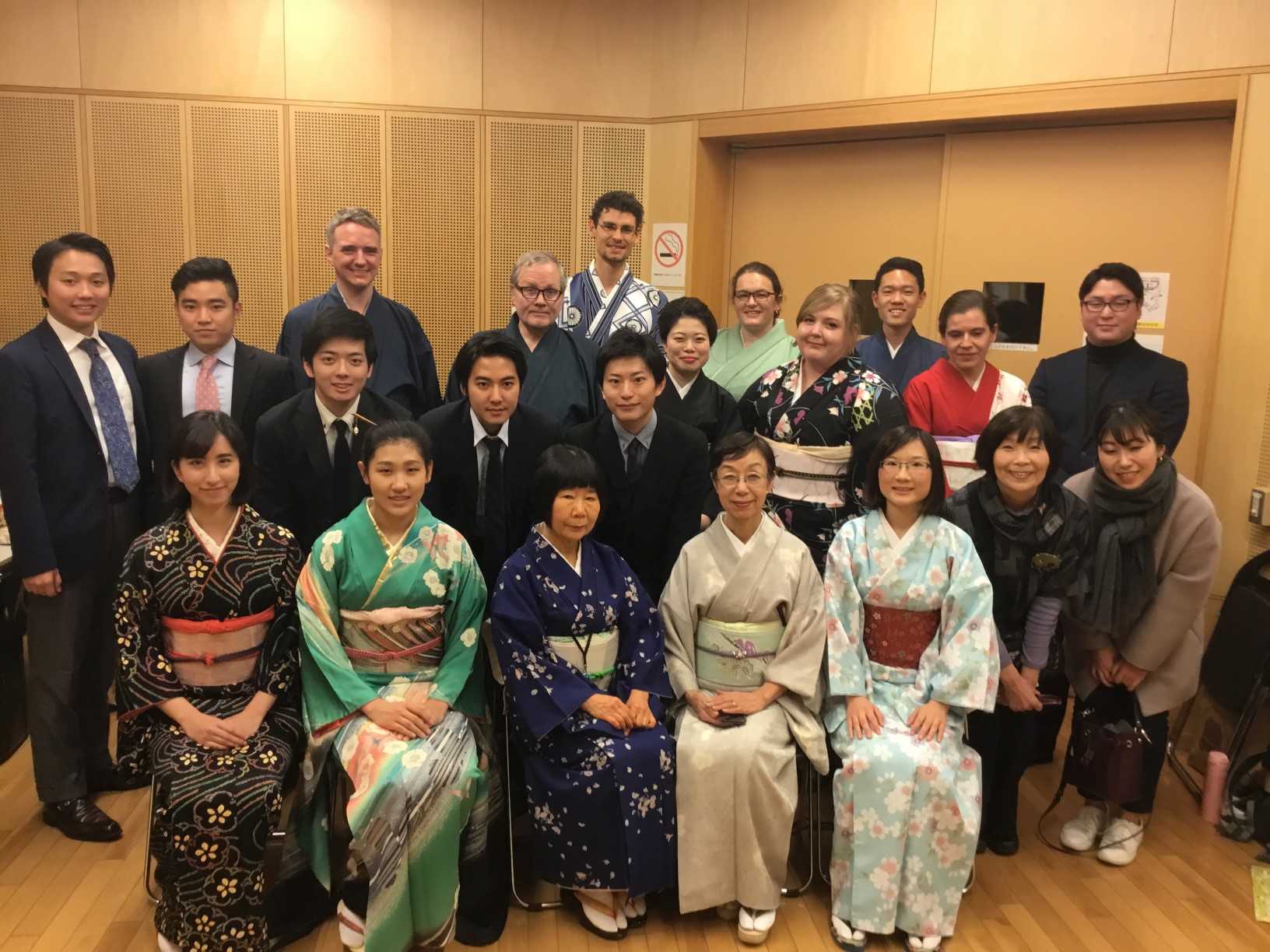 Group photo at Tokyo Meguro MIFA festival.