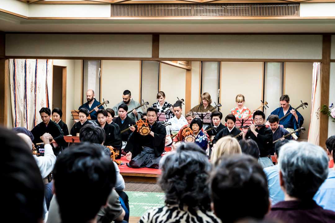Shamisen performance for the 11th Yakumo international hougagku concert 2016-06-05.